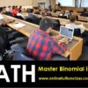 Online Math Class Binomial Distribution