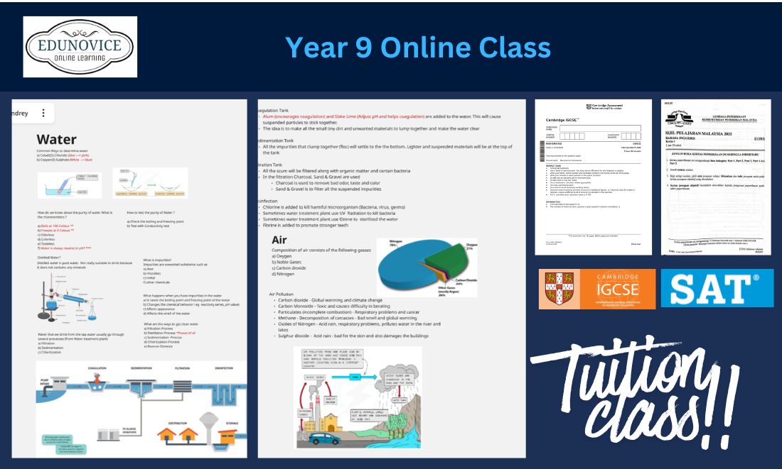 Year 9 Online Class
